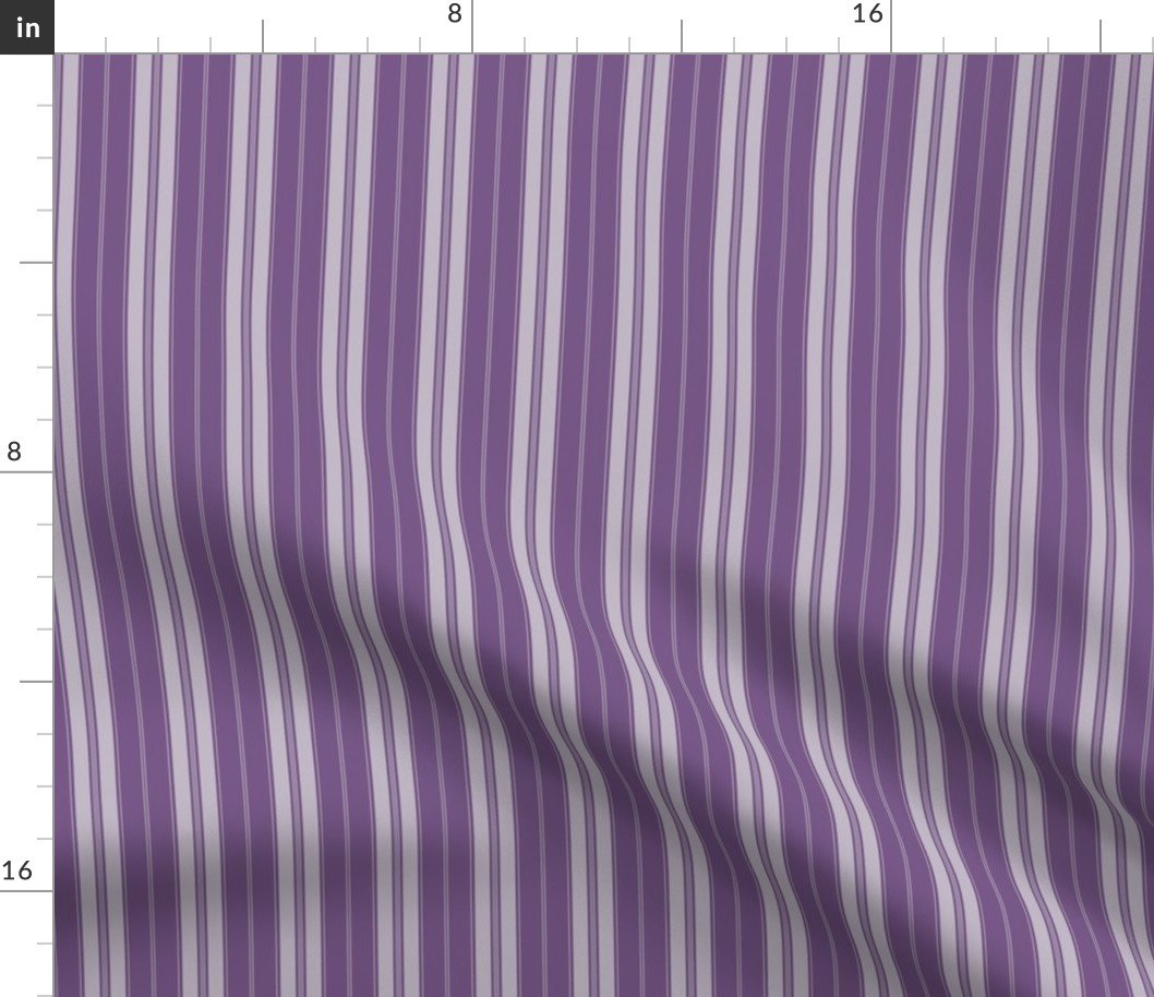 Meadow Violet Purple on Purple Autumn Winter 2022 2023 Color Trend Mattress Ticking Fabric