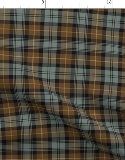 Meldrum Clan Weathered Scottish Tartan Old Colors Ancient Dyes Fabric