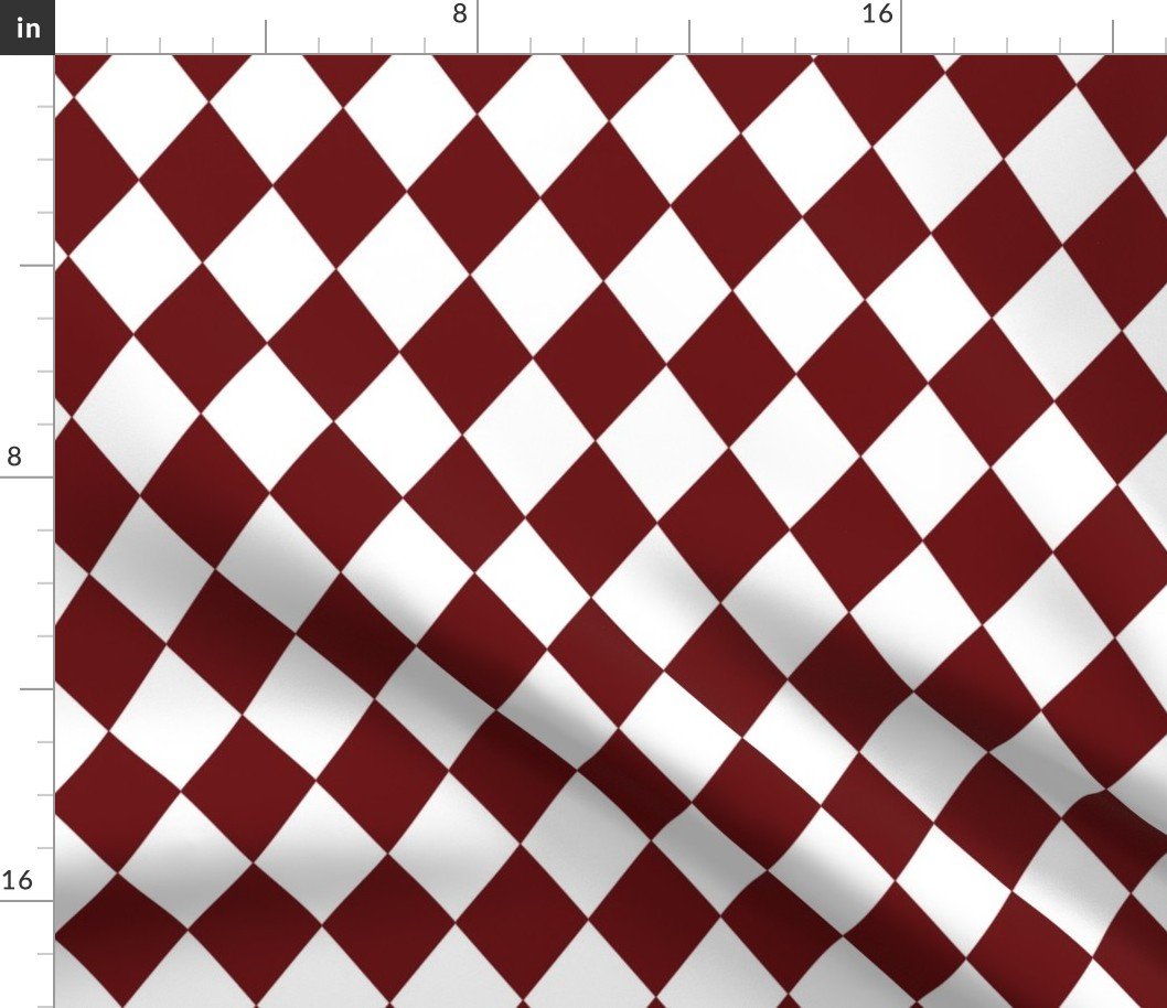 Merlot Red Small Modern Diamond Pattern Fabric Merlot Red Small Modern Diamond Pattern Fabric