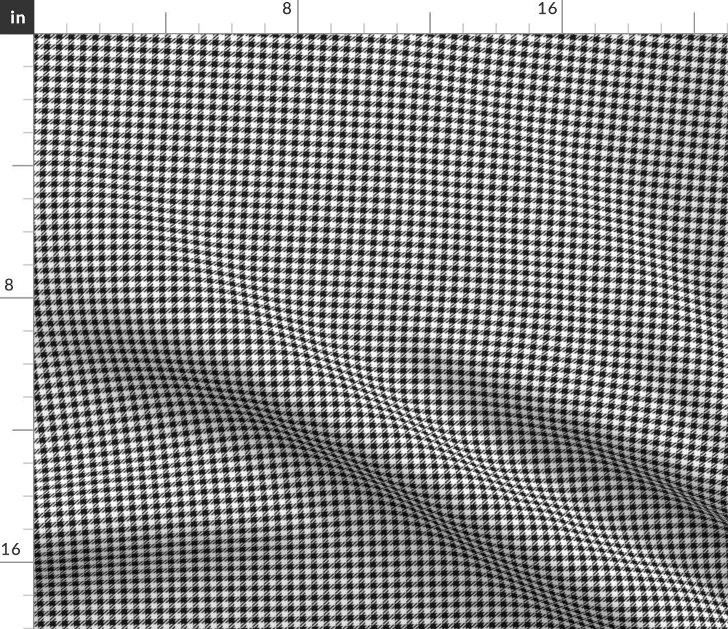 Micro Black and White Geometric Houndstooth Gingham Repeat Fabric Micro Black and White Geometric Houndstooth Gingham Repeat Fabric