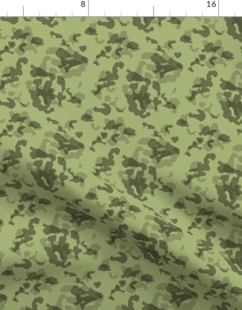 Micro Dark Green Sea Turtle Tortoiseshell Seamless Repeat Pattern Fabric