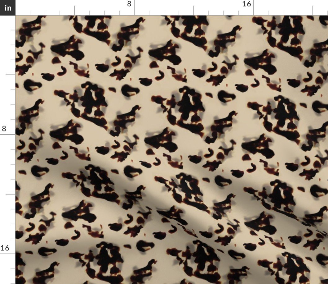 Micro Ivory and Brown Tortoisehell Seamless Repeat Pattern Fabric Micro Ivory and Brown Tortoisehell Seamless Repeat Pattern Fabric