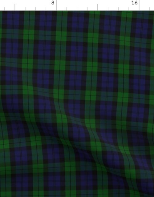 Military  Blackwatch Scottish Tartan Plaid Fabric