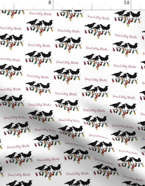 Mini 12 Days of Christmas 4 Calling Birds Fabric