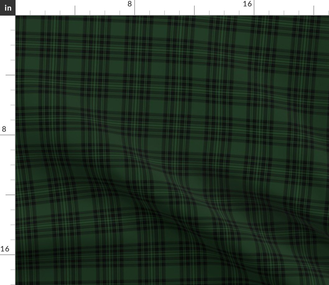 Mini Hunter Green Stewart Christmas Tartan Fabric Mini Hunter Green Stewart Christmas Tartan Fabric