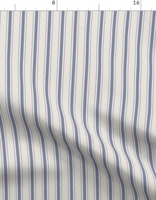 Mini Stressed Blue Denim Mattress Ticking Fabric