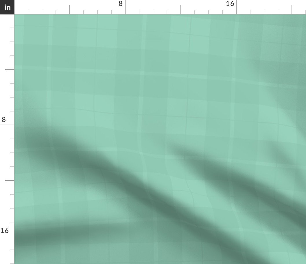 Mint Green Merry Bright Christmas Holiday Tartan Coordinate Fabric