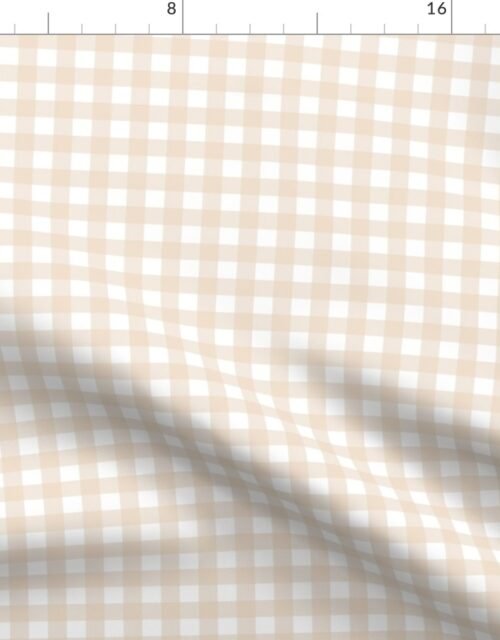 Natural Color Classic Small Half Inch Gingham Check Tartan Plaid Fabric