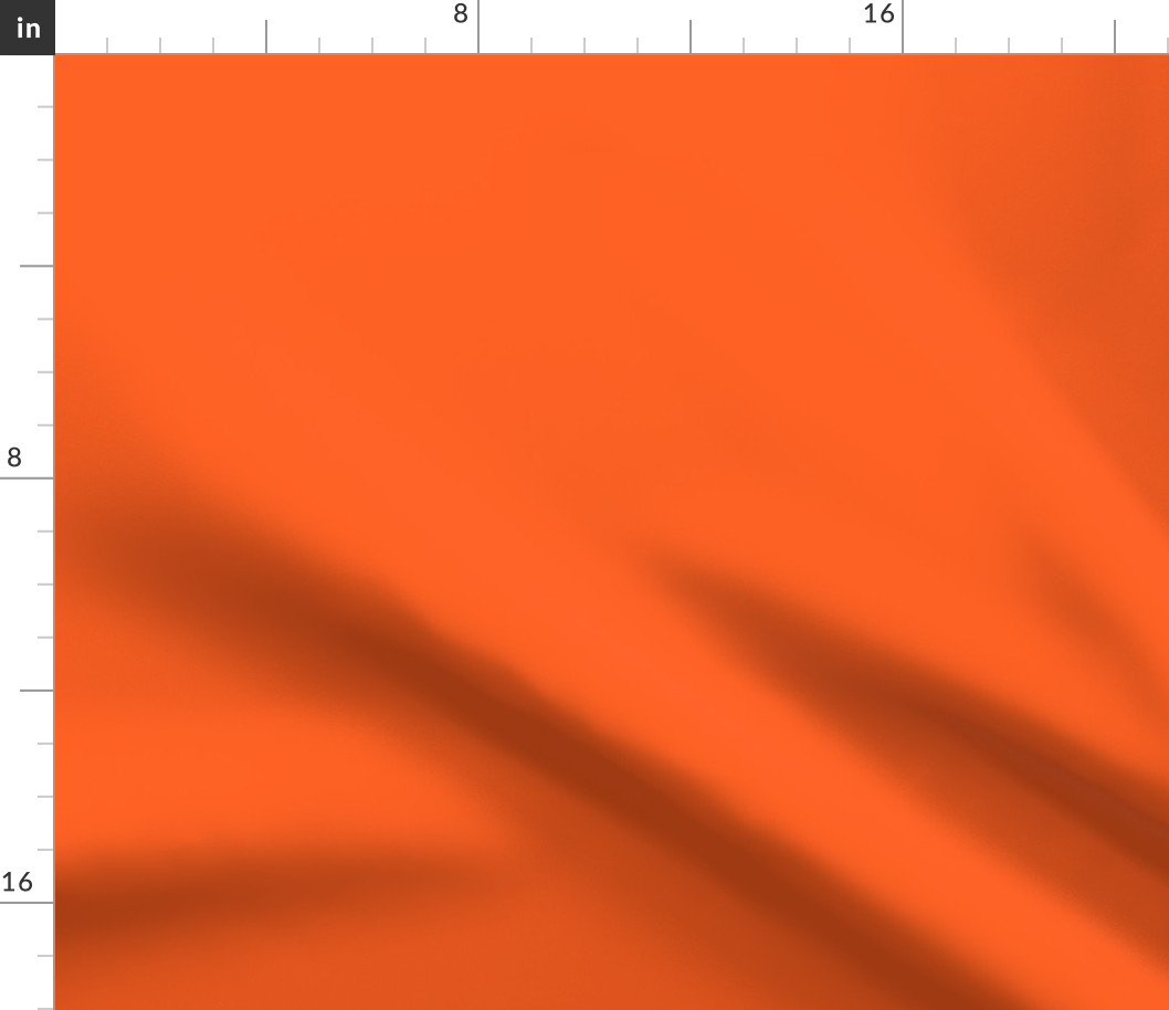 Neon Attack Orange  Coordinate Solid for Neo Deco Prints Fabric