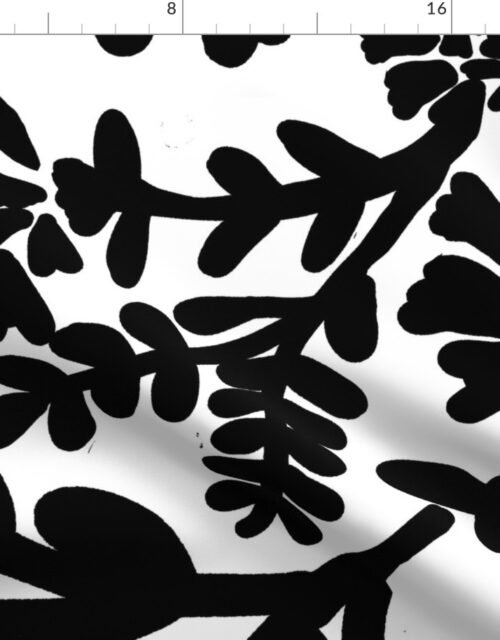 Night on Cloud Jumbo Botanical Fabric