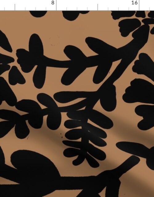 Night on Earth Jumbo Botanical Fabric
