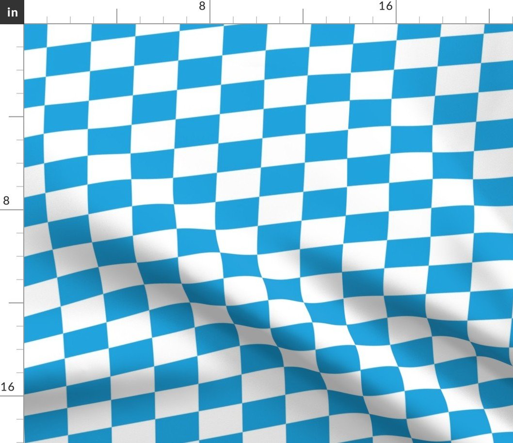 Oktoberfest Bavarian Beer Festival Blue and White Medium Diagonal Diamond Pattern Fabric Oktoberfest Bavarian Beer Festival Blue and White Medium Diagonal Diamond Pattern Fabric