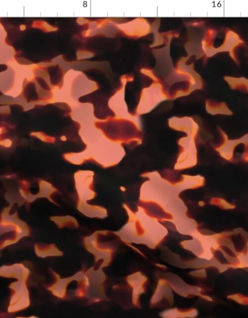 Original Blush and Brown Tortoiseshell Seamless Repeat Pattern Fabric