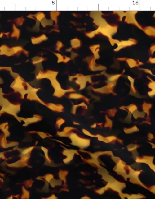 Original Gold and Brown Tortoiseshell Seamless Repeat Pattern Fabric