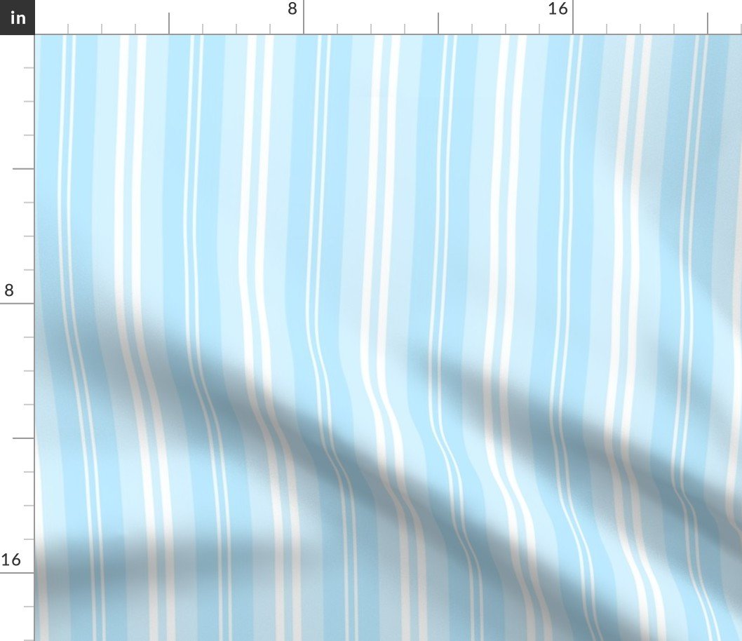 Pastel Baby Blue Shaded Pin Stripe Fabric Pastel Baby Blue Shaded Pin Stripe Fabric