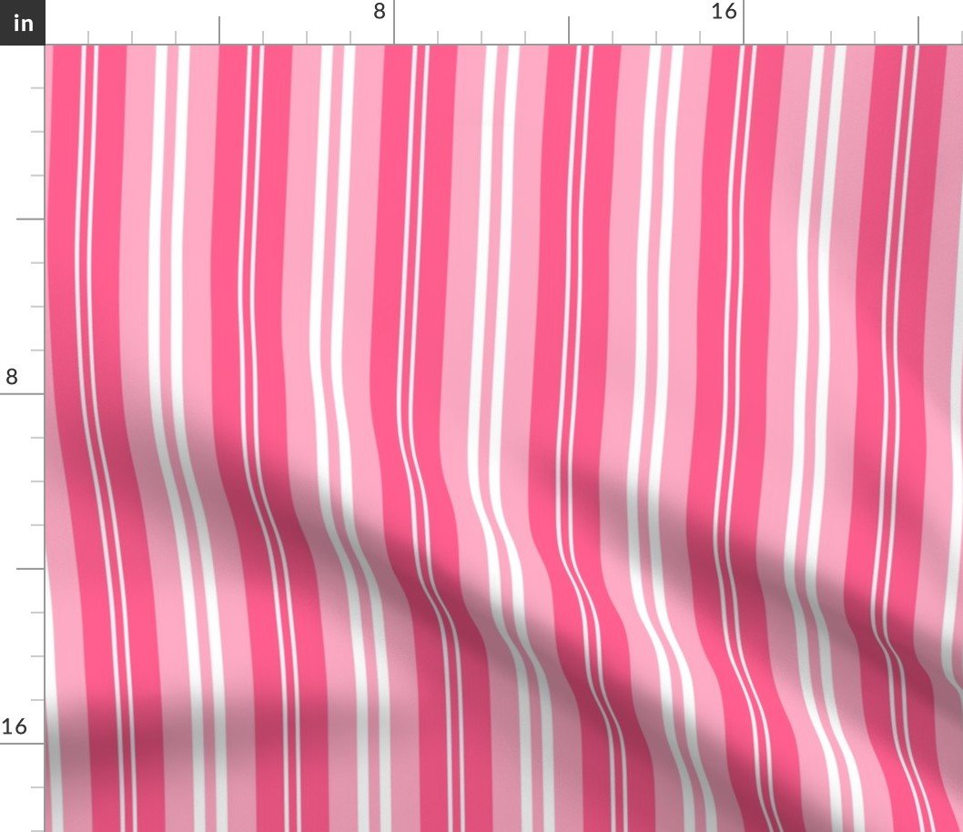 Pastel Pink Shaded Pin Stripe Fabric Pastel Pink Shaded Pin Stripe Fabric