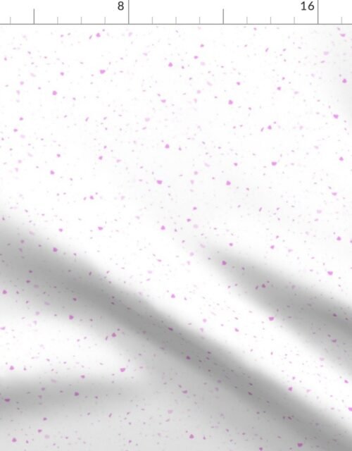 Pink and White Speckled Terrazzo Seamless Repeat Fabric