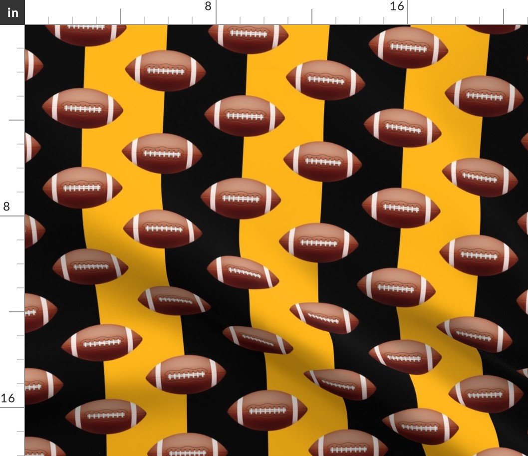 Pittsburgh’s Famed Football Team Colors of Black and Gold Fabric Pittsburgh's Famed Football Team Colors of Black and Gold Fabric