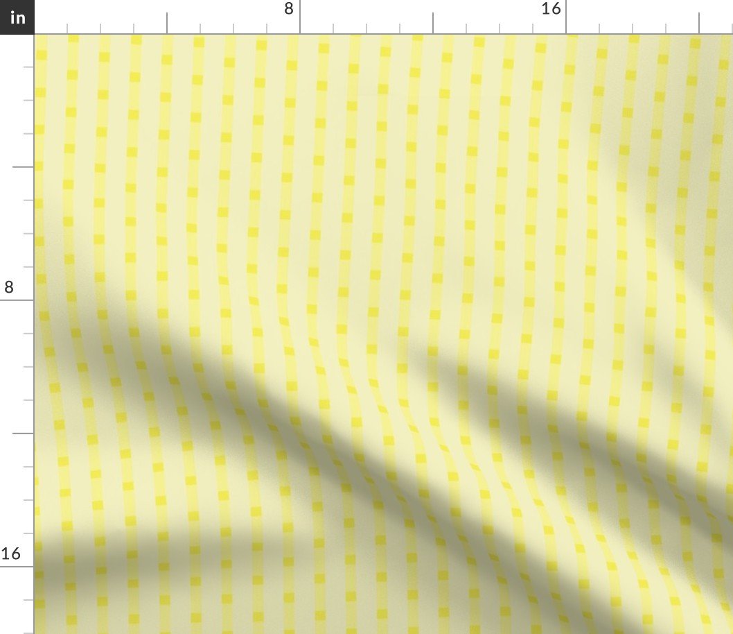 Puckered Seersucker-look Pin Stripes in Shades of Egg Yolk Yellow Fabric Puckered Seersucker-look Pin Stripes in Shades of Egg Yolk Yellow Fabric