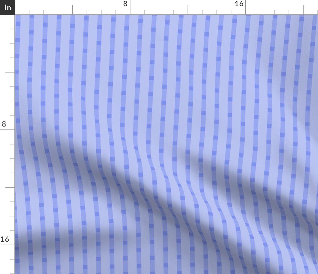 Puckered Seersucker-look Pin Stripes in Shades of Sky Blue Fabric Puckered Seersucker-look Pin Stripes in Shades of Sky Blue Fabric