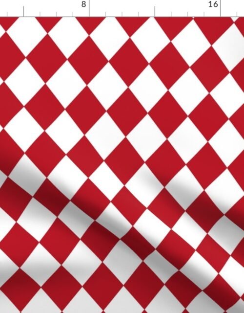 Red Carpet Small Modern Diamond Pattern Fabric