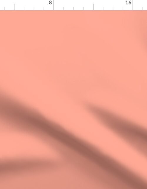 Reverse Tonal Color Sunset Coral Solid Fabric