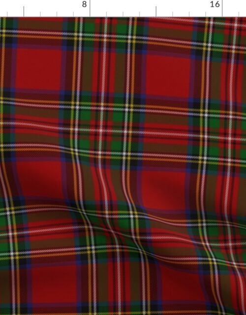Royal Stewart Tartan Clan Plaid Fabric