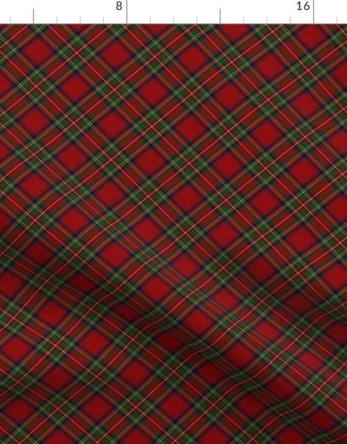 Royal Stewart Tartan Stuart Clan Plaid Tartan Fabric