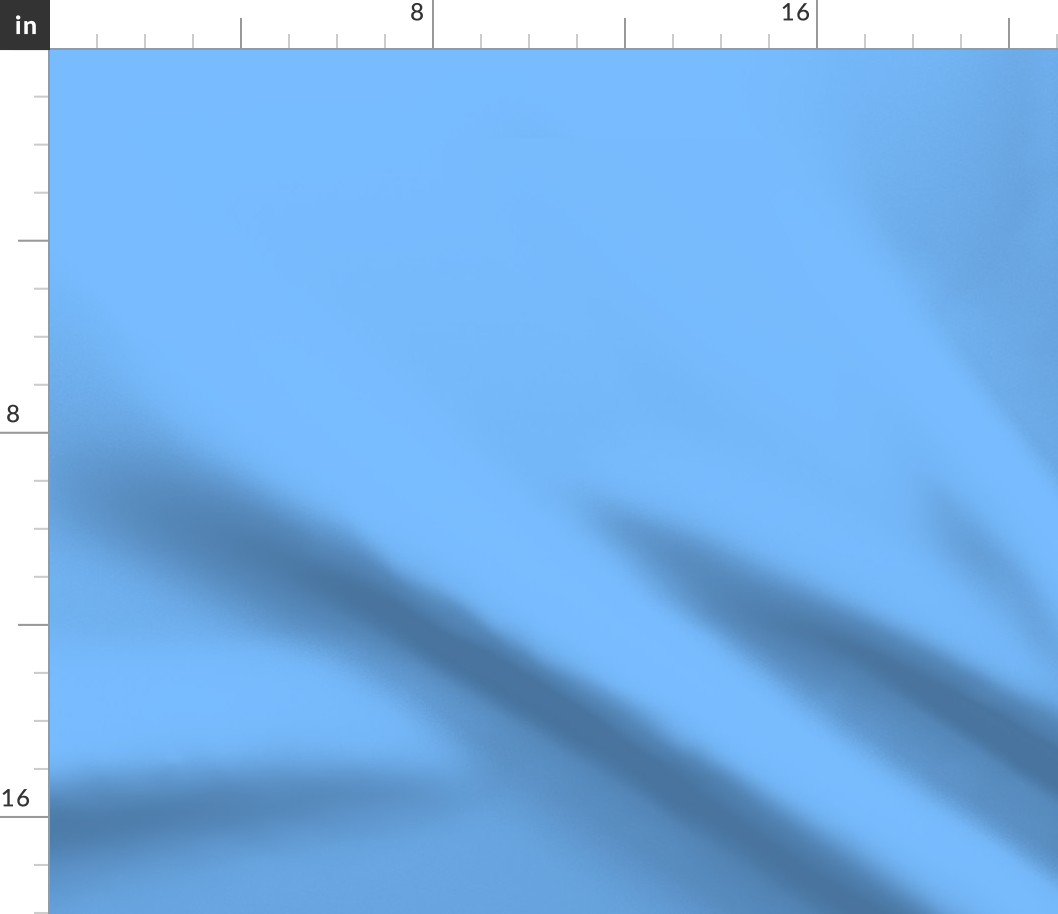 SKY BLUE  #75bbfd HTML HEX Colors Fabric