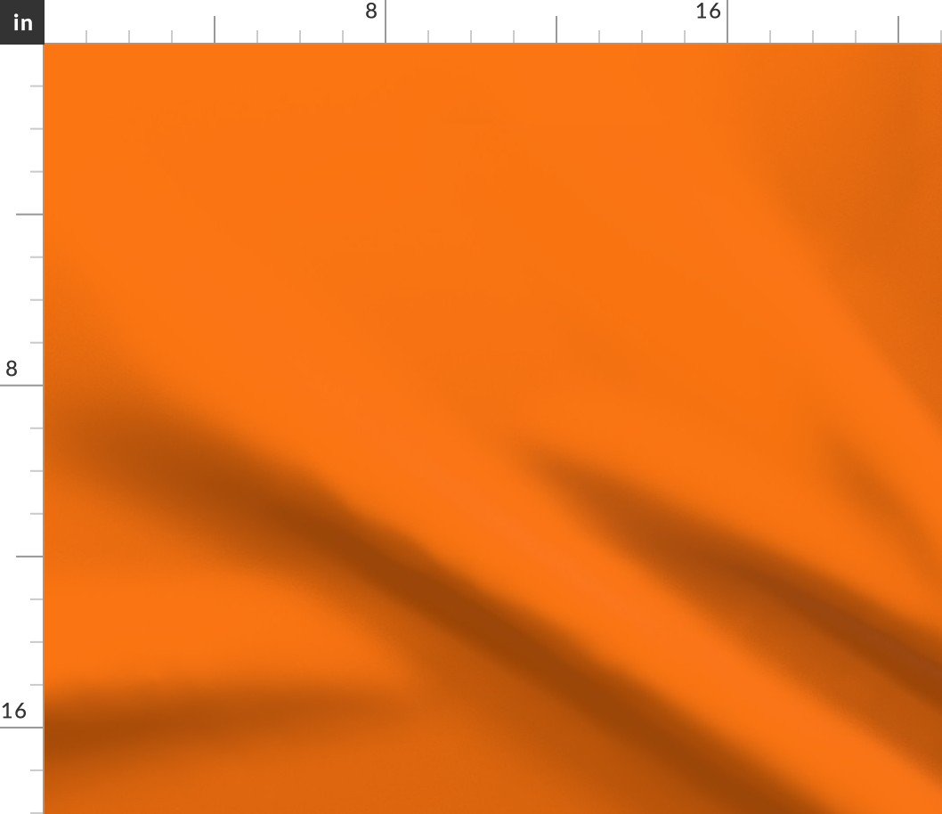 SOLID ORANGE  #f97306 HTML HEX Colors Fabric