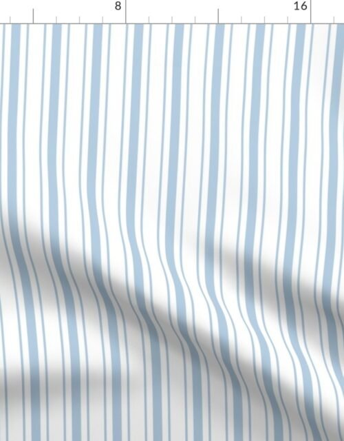 Sky and Cloud Jacobean Ticking Stripe Fabric