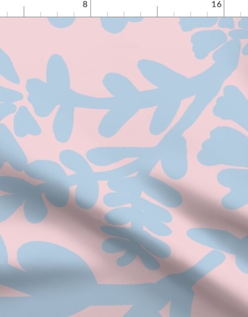 Sky on Dawn Jumbo Botanical Fabric