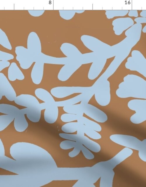Sky on Earth  Jumbo Botanical Fabric