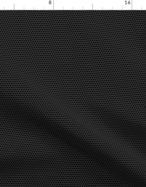 Small Black and Grey Perforated Pinhole Carbon Fiber Fabric