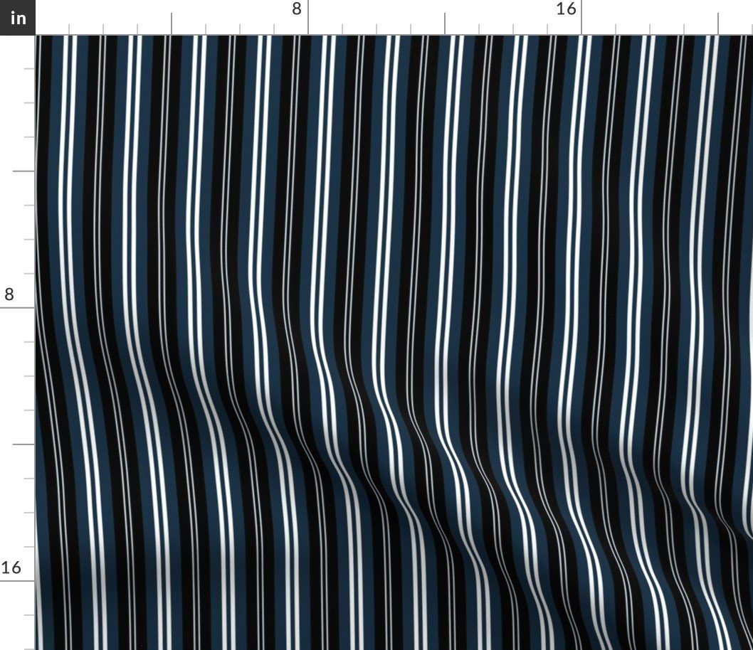 Small Black and White Shaded Pin Stripe Fabric Small Black and White Shaded Pin Stripe Fabric