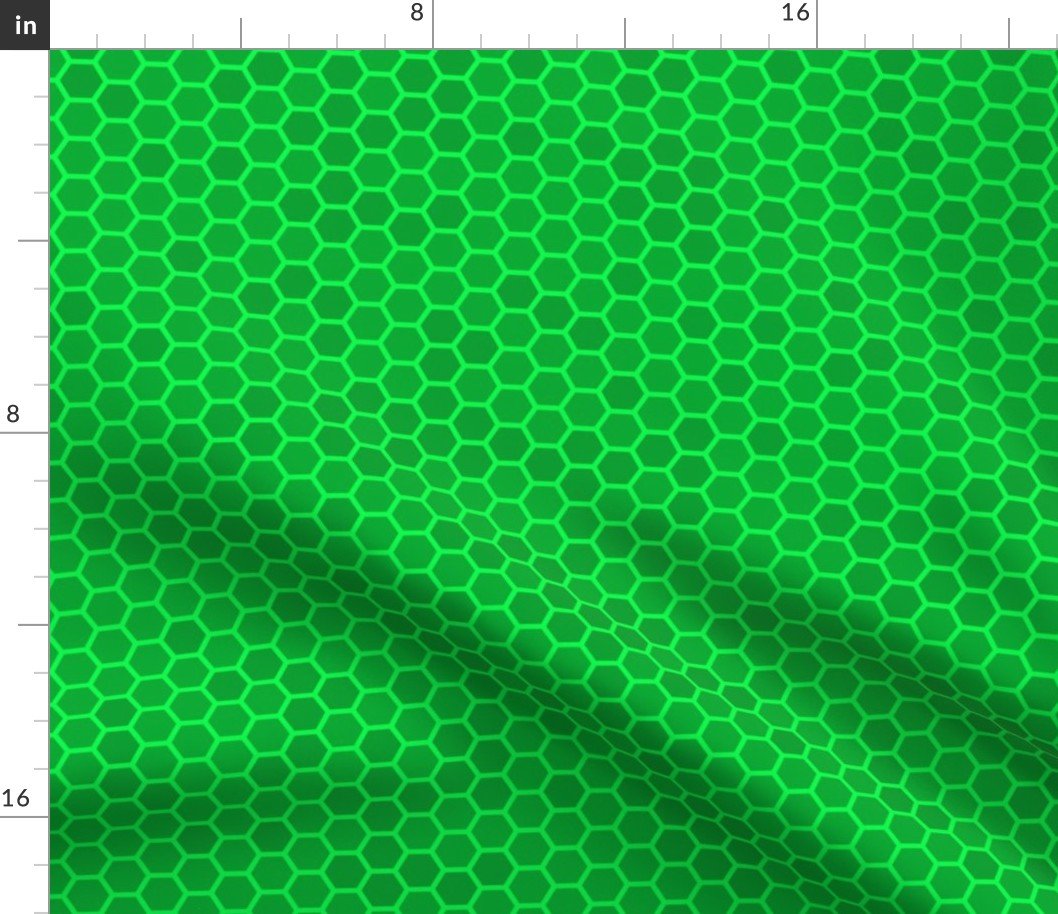 Small Bright Neon Green Honeycomb Bee Hive Geometric Design Fabric Small Bright Neon Green Honeycomb Bee Hive Geometric Design Fabric