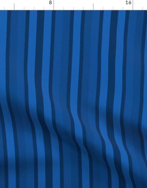 Small Colbalt Shades Modern Interior Design Stripe Fabric