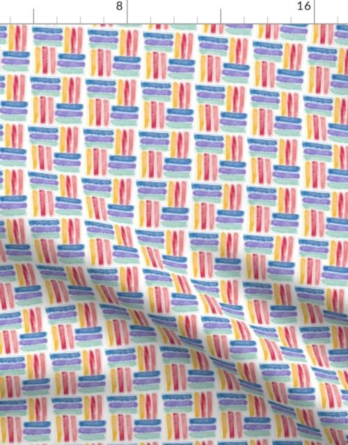 Small Kapa Crayons Blue Fabric