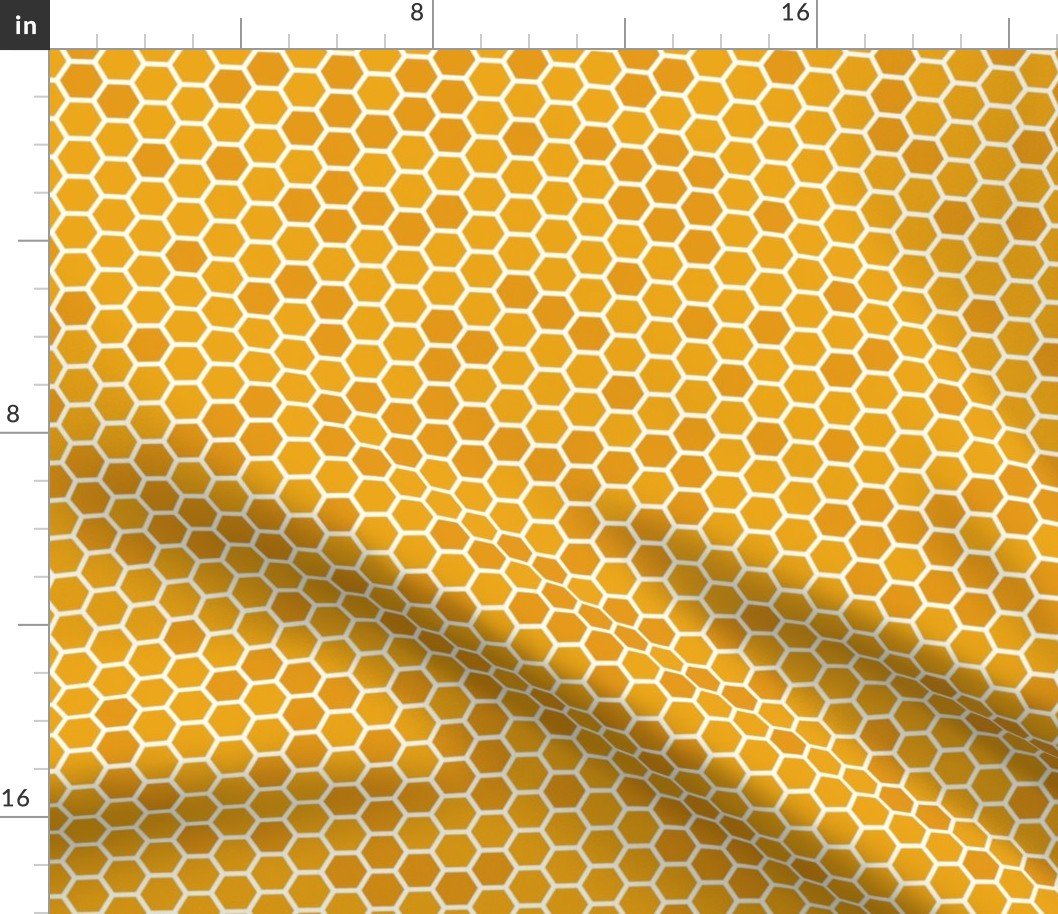 Small Orange Honeycomb Repeat Hexagon Pattern Fabric Small Orange Honeycomb Repeat Hexagon Pattern Fabric