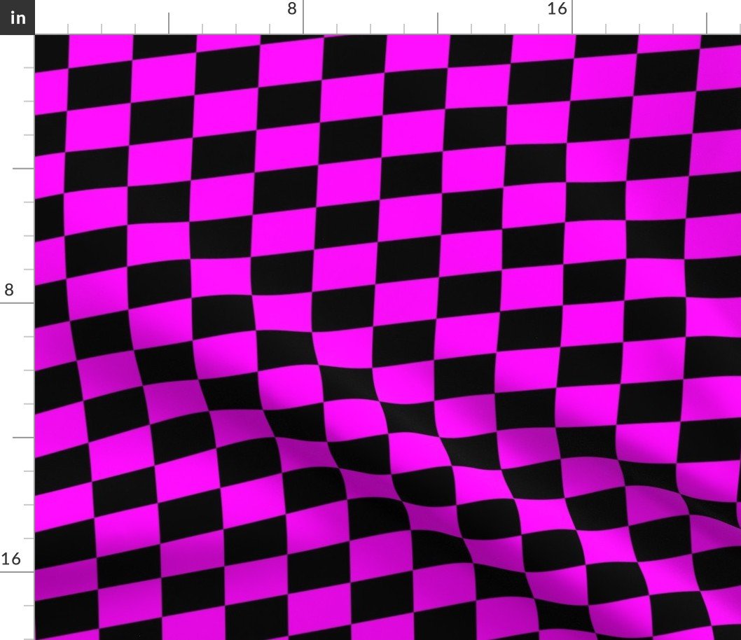 Small Pink and Black Racing Check/Flag Pattern Fabric Small Pink and Black Racing Check/Flag Pattern Fabric