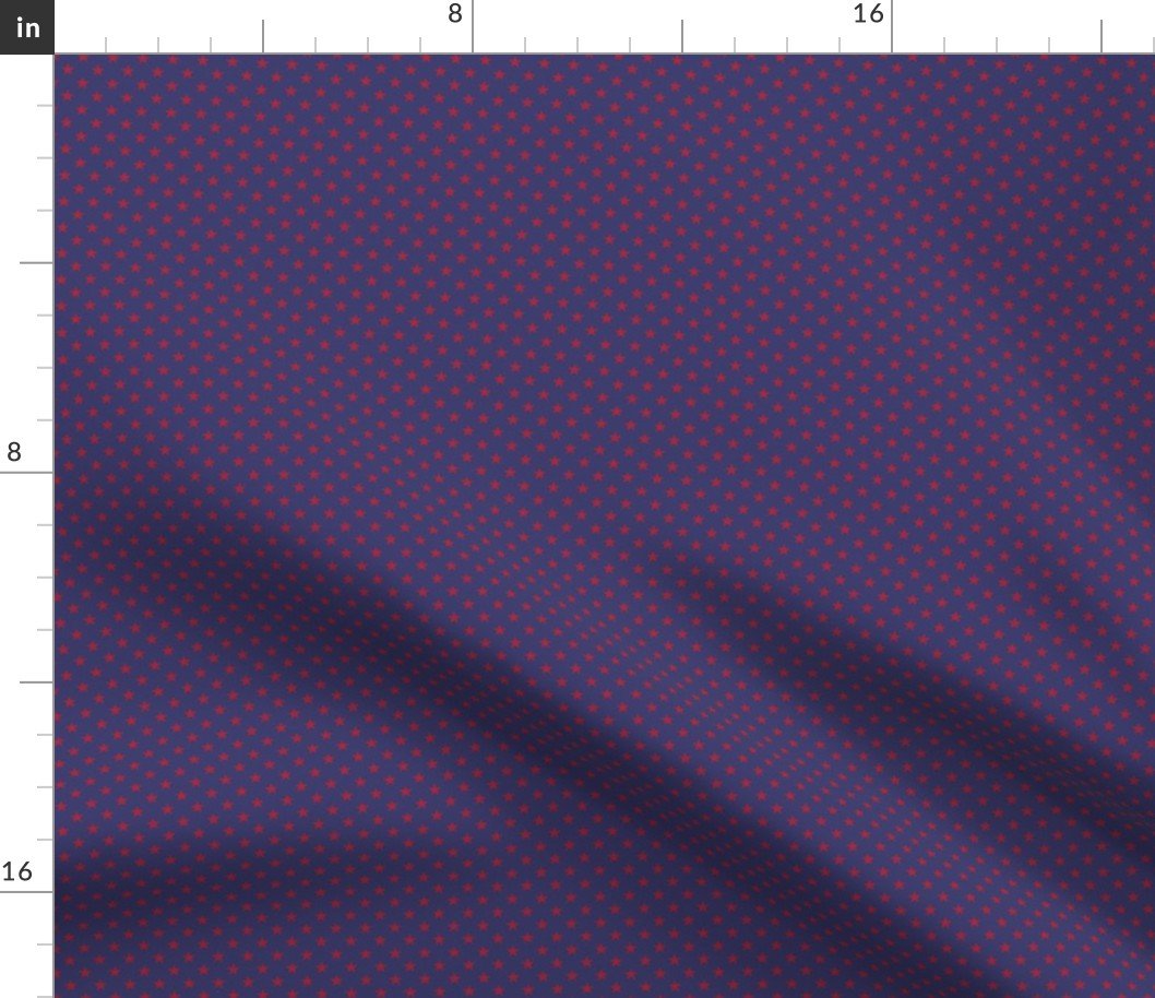 Small USA Flag Red and Flag Blue Stars Fabric Small USA Flag Red and Flag Blue Stars Fabric