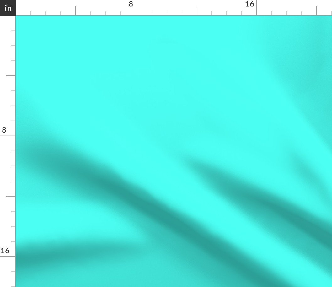 South Beach Art Deco Aqua Florida Colors of the Sunshine State Fabric