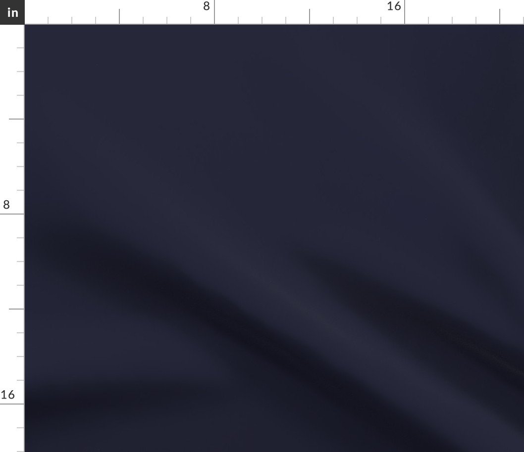Southern Antarctic Ocean Blue Solid Color Fabric