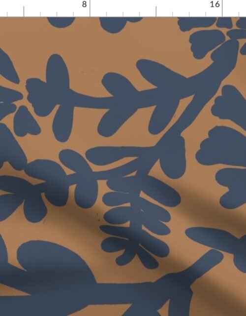 Storm on Earth Jumbo Botanical Fabric