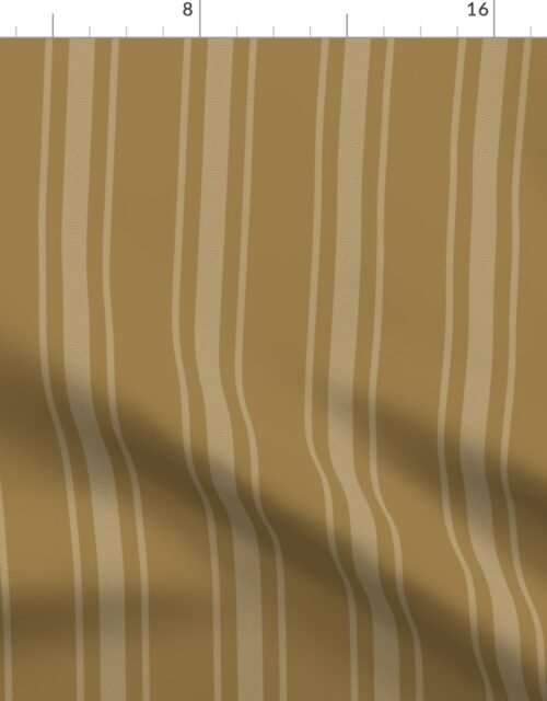 Tan French Provincial Mattress Ticking Fabric