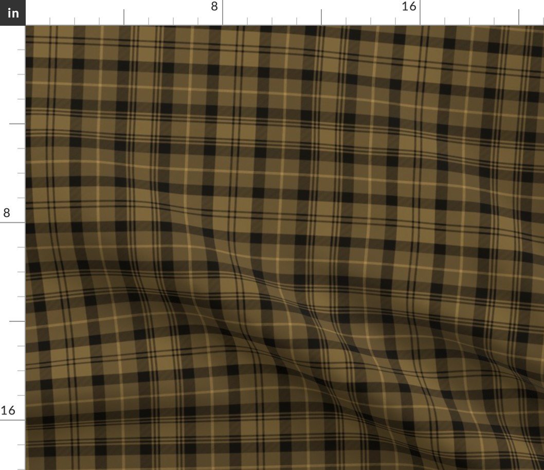 Tan French Provincial Tartan Fabric Tan French Provincial Tartan Fabric