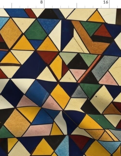Theo van Doesburg Gouache on Board Pattern Fabric