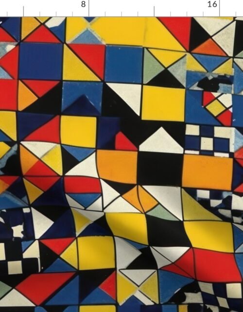 Theo van Doesburg Gouache on Board Pattern Fabric