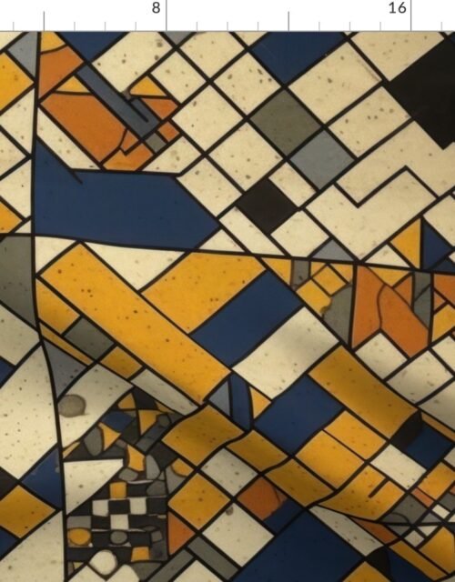 Theo van Doesburg Gouache on Board Pattern Fabric