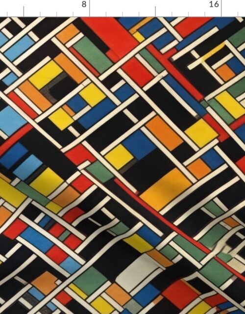 Theo van Doesburg Gouache on Board Pattern Fabric